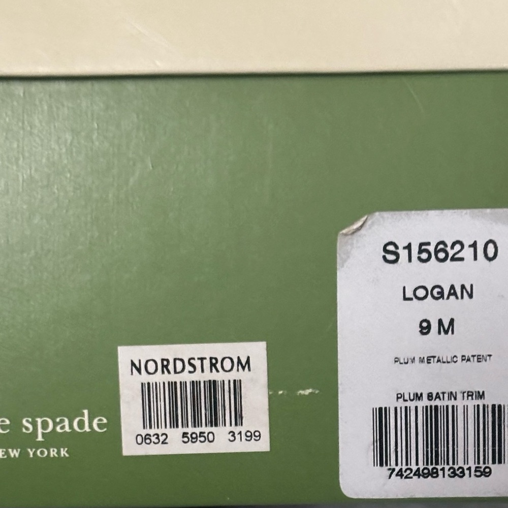 Kate Spade Plum Metallic Patent Shoes